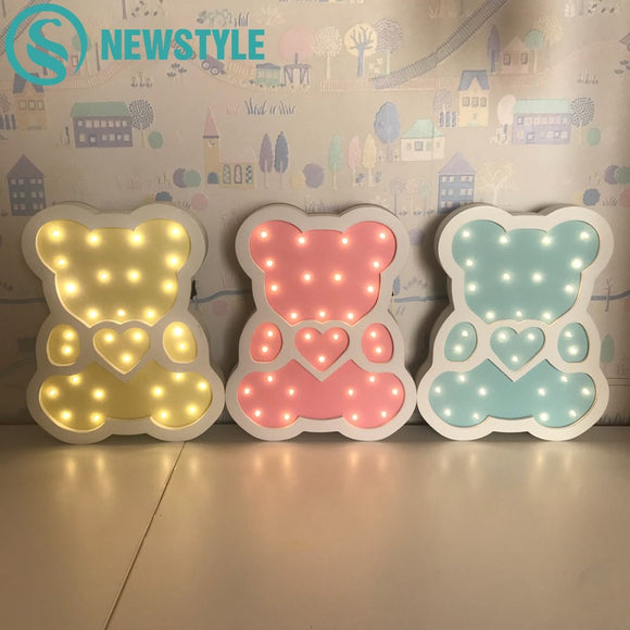 Newstyle Wooden Bear LED Night Light