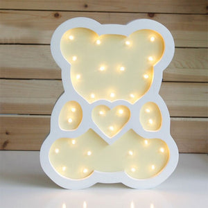 Newstyle Wooden Bear LED Night Light